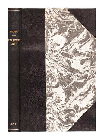 MILTON, JOHN. Paradise Lost . . . Fifth Edition, Adornd with Sculptures. 1691